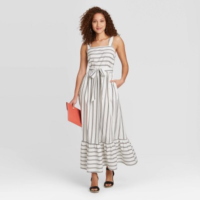 target white maxi dress
