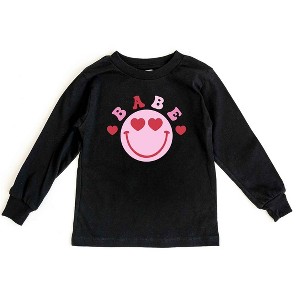 The Juniper Shop Babe Smile Toddler Long Sleeve Tee - 1 of 3