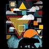 Men's Design By Humans The Wild Geometric By jun_salazar216 T-Shirt - 2 of 2