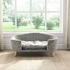 Christopher Knight Home Floyd Modern Upholstered Dog Bed for Small Dog with Rubberwood Legs - 2 of 4