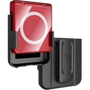 Nakedcellphone Combo for Samsung Galaxy Z Flip 7 Phone - Case with Built-In Screen/Hinge Protector and Belt Clip Holster - Compatible with MagSafe - 1 of 4