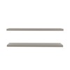 SEVOBAL Utility Storage Shelves Floating Wall Mounted Shelf Set Sleek Design for Bedroom Bathroom Living Room Office, taupe, 9.8"*47"*1.5" - 2 of 4