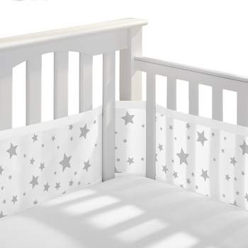 BreathableBaby Breathable Mesh Crib Liner - Classic Collection - Star Light