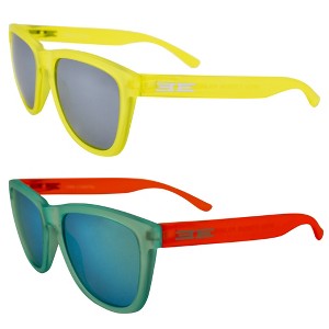 2 Pairs of Epoch Eyewear Vibe Sunglasses with Flash Mirror, Teal Mirror Lenses - 1 of 4