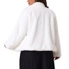 Agnes Orinda Women's Plus Size Long Sleeve Warm Notch Lapel Faux Fur Fluffy Cardigan - 4 of 4