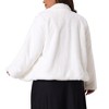 Agnes Orinda Women's Plus Size Long Sleeve Warm Notch Lapel Faux Fur Fluffy Cardigan - image 4 of 4