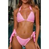 Moda Minx 'Antigua' Blush Triangle Bikini Top - 3 of 4