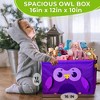 QUOKKA Fabric Toy Storage Box for Kids - Owl | XL | XXL - Foldable Toy Storage Bin - 2 of 4