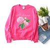 Simply Sage Market Women's Graphic Sweatshirt Alabama Flower Colorful - 2 of 4