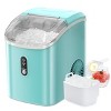 Kismile 34-lbs. Ice Per day Countertop or portable Nugget/Pebble Ice Maker ( Black ) - 2 of 4