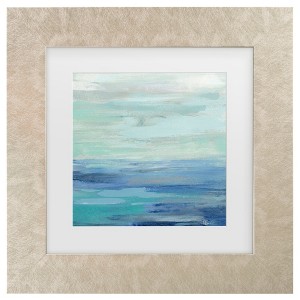 Trademark Fine Art - Silvia Vassileva Sunset Beach Ii No Orange Matted Framed Art - 1 of 4