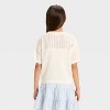 Girls' Short Sleeve Pullover Sweater - Cat & Jack™ - 2 of 3