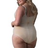 InstantFigure Plus Size Undersbust Brief with adj Bra Straps WBBS009C - 4 of 4