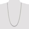 Black Bow Jewelry 4.25mm, Sterling Silver, Solid Byzantine Chain Necklace - 2 of 4