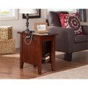 AFI Furnishings Nantucket Chair Side Table Set of 2 with Charger AW - 2 of 4