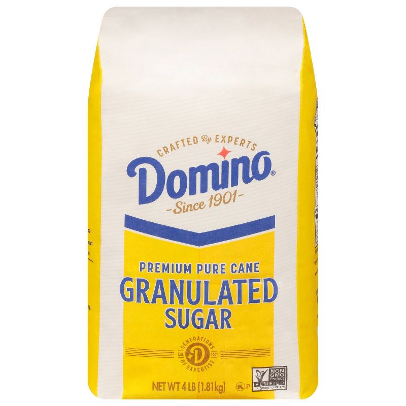 Domino Premium Pure Cane Granulated Sugar 4 lb, 1 of 6