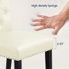 Subrtex PU Leather Dining Chair for Kitchen Dining Room, Upholstered Dining Chairs Set of 2 - 4 of 4