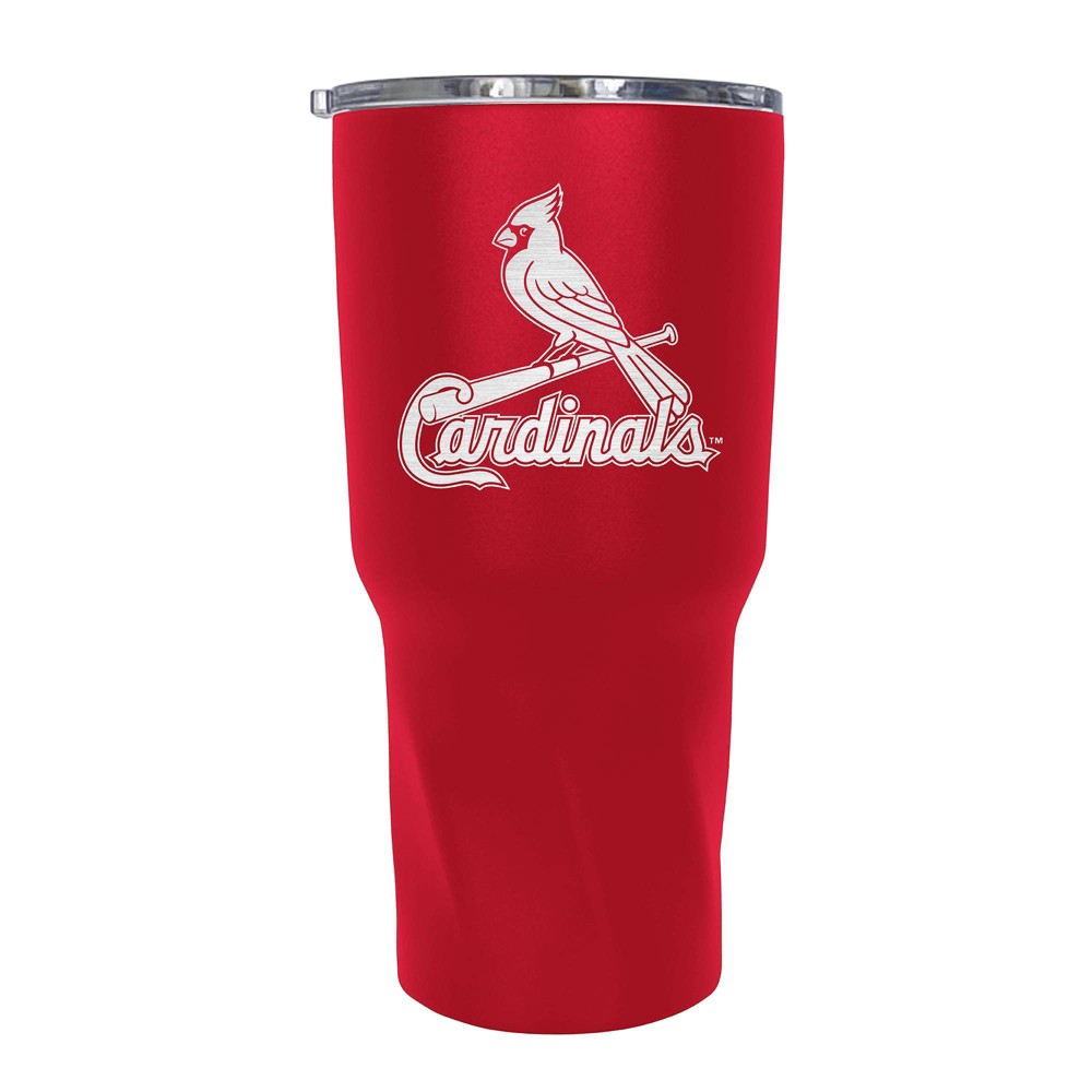 Photos - Glass MLB St. Louis Cardinals 30oz Stainless Steel Travel Tumbler