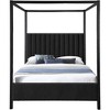 Meridian Furniture,Kelly Boucle Fabric Bed - 2 of 4
