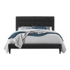 Home Design Evanston Tufted Upholstered Platform Bed, Minimalist Design - 4 of 4
