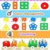 BABYYER Montessori Toys, Wooden Sorting & Stacking Toys,  Learning Puzzles Toy for Boys and Girls Aged 1-3 Years - 4 of 4