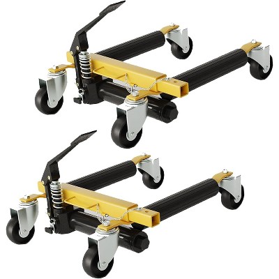 Heavy-Duty Hydraulic Car Dolly Jack Set - 6000 LBS Capacity Vehicle Skates (Choose 2 or 4-Piece)