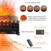20-Inch Electric Fireplace 3D Log Set Insert, Free Standing Heater for Indoor Use - 4 of 4