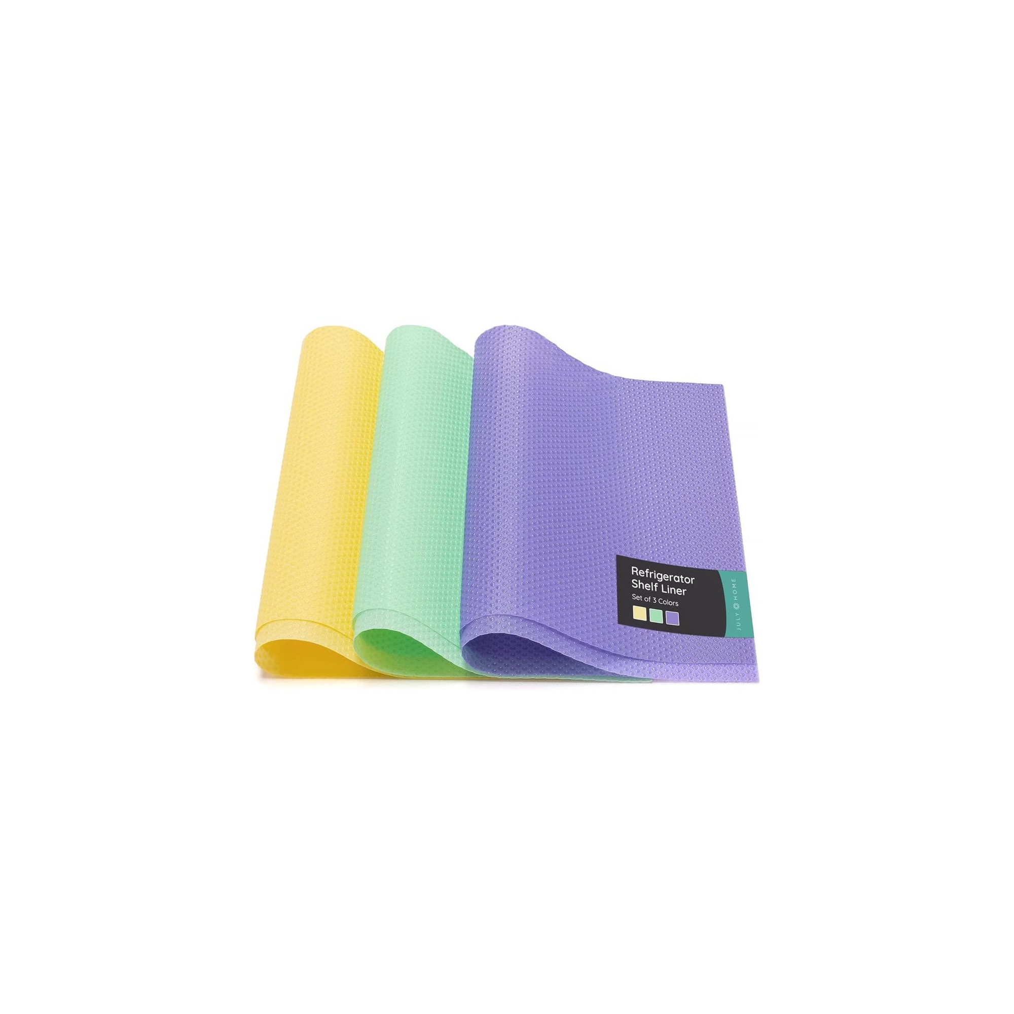 July Home Refrigerator Shelf Liners/Refrigerator Mats (Pack of 6)