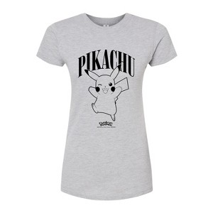 Women's - Pokémon - Pikachu Fitted Graphic T-Shirt - 1 of 3
