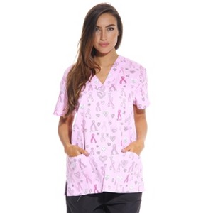 Just Love Women's Scrub Tops / Holiday Scrubs / Nursing Scrubs for Christmas - 1 of 3
