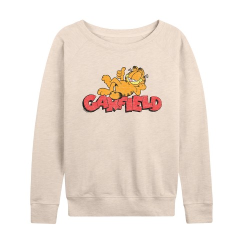 Women's - Garfield - Laying Lightweight French Terry Slouchy - image 1 of 4