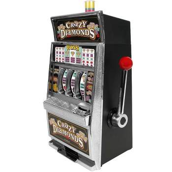 Trademark Poker Crazy Diamonds Casino Slot Machine Authentic Replica Bank