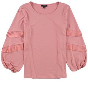 Alfani Womens Tiered-Sleeve Knit Blouse - 1 of 1