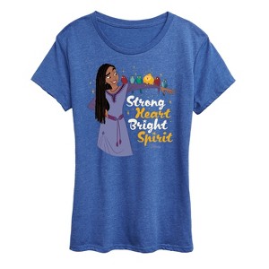 Women's - Disney - Strong Heart Bright Spirit Short Sleeve Graphic T-Shirt - 1 of 4