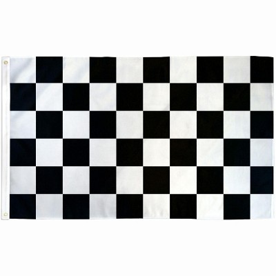 Black and White Checkered 3'x5' Polyester Racing Flag