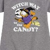 Girls' - Garfield - Witch Way To The Candy Graphic Short Sleeve Fleece Dress - 2 of 4