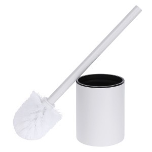 REGALWOVEN Stainless Steel Wall Mounted Bathroom Essentials Small Scrubber 360 Degree Toilet Brush with Holder - 1 of 4
