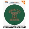 Montana Tech of the University of Montana Orediggers Logo Automotive Car Window Locker Circle Bumper Sticker - 2 of 4