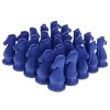 WE Games Blue Knight Chess Erasers - Bulk Pack of 25 - 3 of 4