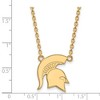 Black Bow Jewelry 14k Yellow Gold Michigan State Spartans NCAA Necklace 18 Inch - 2 of 4