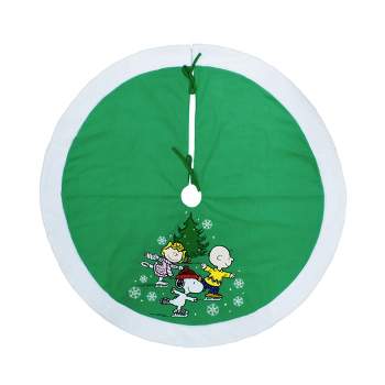 WondaPop Peanuts Gang 48" Embroidered Applique Tree Skirt