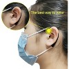 HTGT Ear Savers for Masks Earloop Covers Protectors Strap Extender Guard  Protection - Cotten Mask Ear Cushions Saver Anti Pain Adjustable Reusable