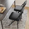 Folding Chairs Set of 8, PU Upholstered Foldable Chairs with Metal Frame Hold Up to 350 Pounds, Portable Folding Chairs Suitable for Dining Room - 4 of 4
