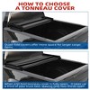 Whizmax Quad 4-Fold Soft Folding Truck Bed 6.5 FT Tonneau Cover Compatible for 2009-2014 Ford F150£¬Black - 2 of 4