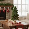 Northlight Pre-Lit Mixed Pine and Pine Cones Artificial Christmas Tree in Jute Base - 39" - Warm Clear LED Lights - 3 of 4