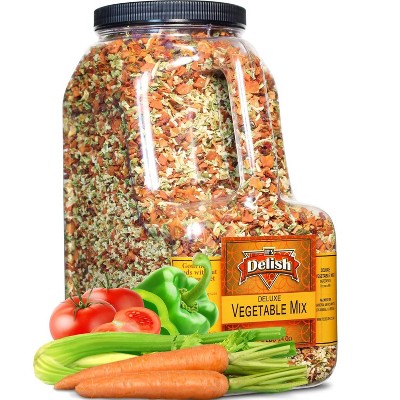 Freeze Dried Dehydrated Dried Red Bell Pepper By It's Delish U2013 1 Lb Bulk Bag U2013 Sealed To Maintain Freshness U2013 Chopped & Dried Vegetable Spice Seasoning Green Pepper