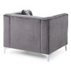Upholstered Contemporary Sloped Armchair with Generous Seat Depth and Easy Assembly for Living Room - 4 of 4