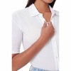Women's Organic Modern Short Sleeve Shirt - GOLDIE - 3 of 3