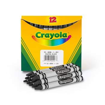 Crayola Bulk Crayons Black 12/Box 52-0836-051