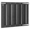 VidaXL Garden Gate WPC 39.4 in.x31.5 in. Gray - 3 of 4